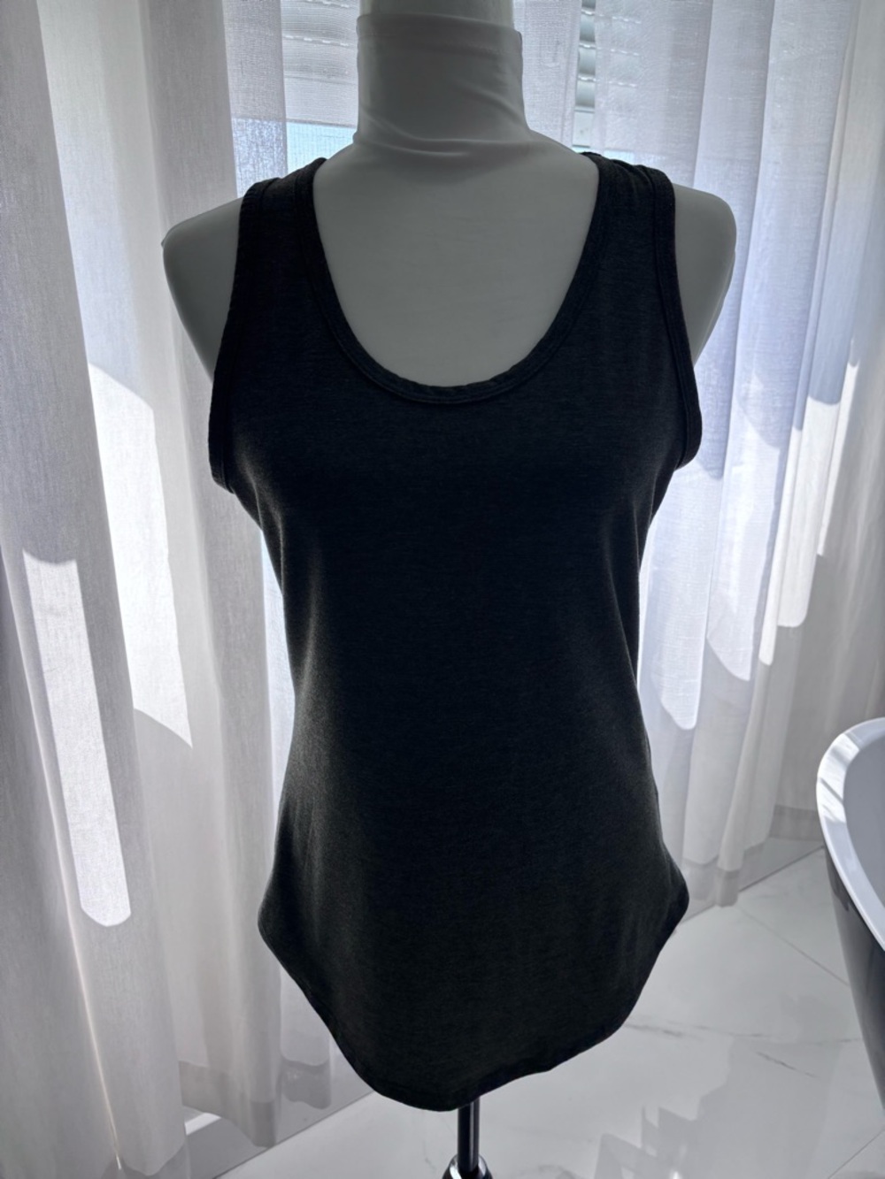 LuLaRoe Gray Scoop Neck Tank